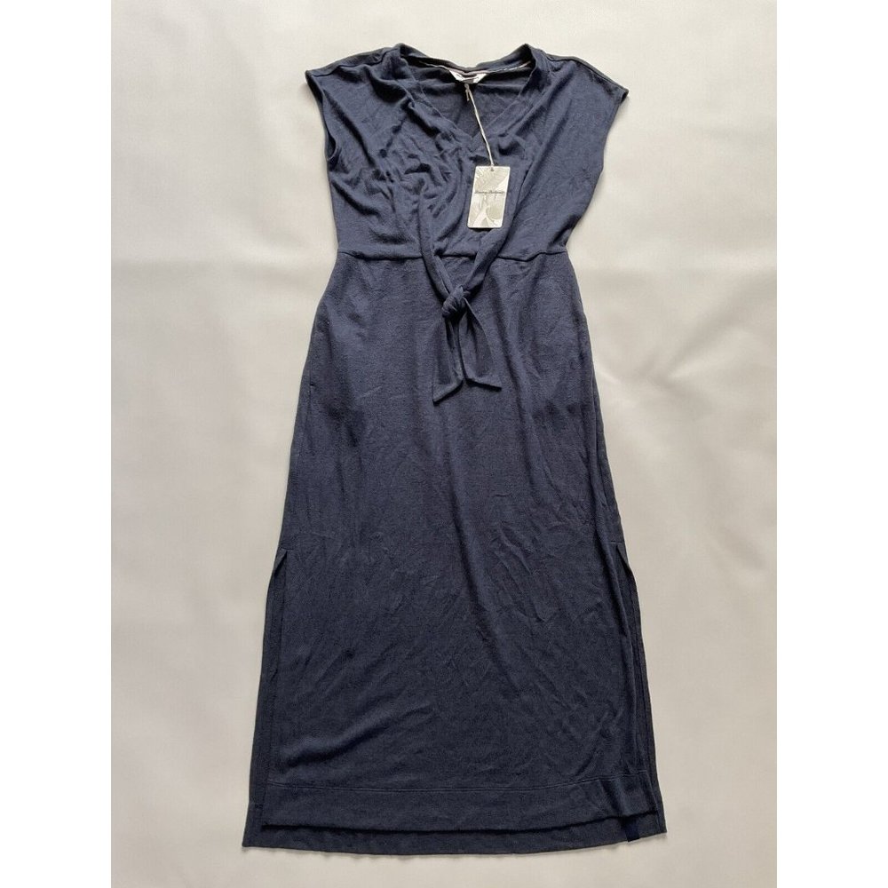 Tommy Bahama Women’s Sea Drifter Midi Dress In Mood Sea Heather Size S